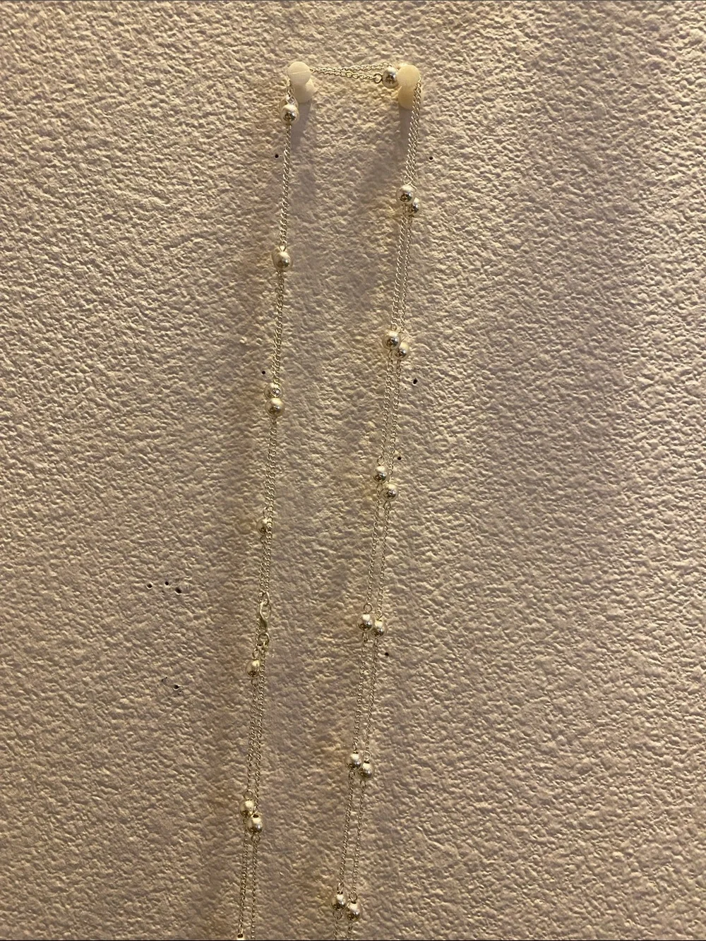 Delicate Gold Beaded Long Necklace - Women Jewelry